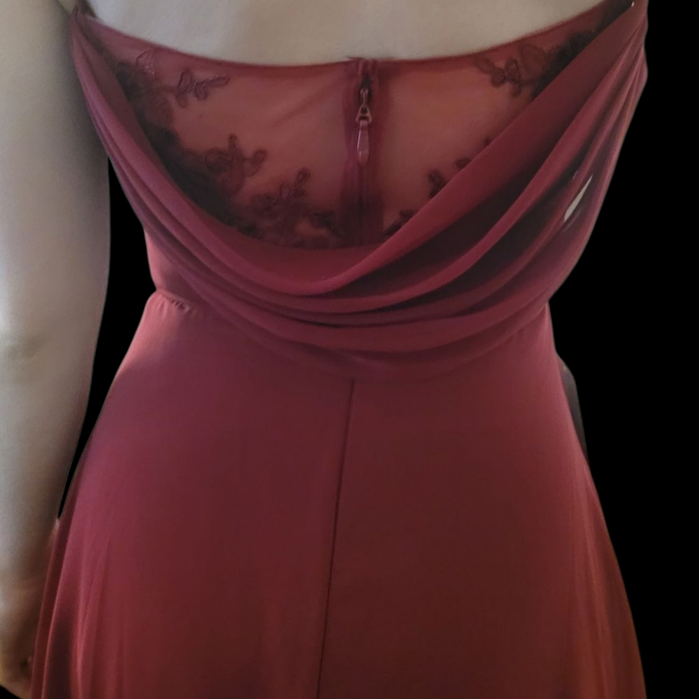 New With Tags Azazie Rina Dress in Burgundy - Custom Sized (See Descriptipn) - Picture 6 of 6